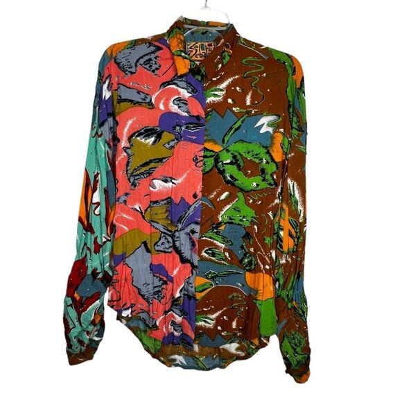 Vintage Sebatu Beaded Blouse - Picture 1 of 6